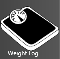Simple Weight log logo