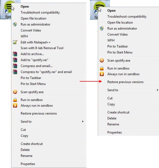 menumaid context menus