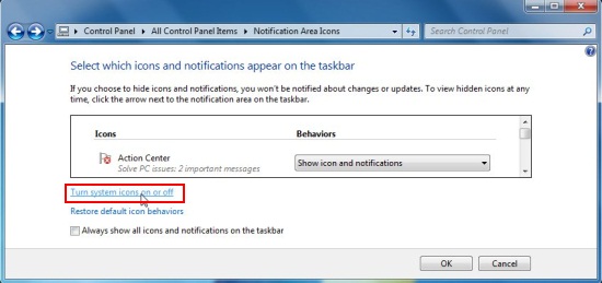 missing system tray icons turnofficons