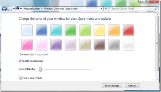 neiio change window color and appearance