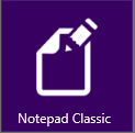 notepad classic