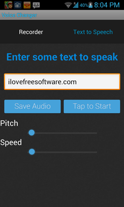 text to speech