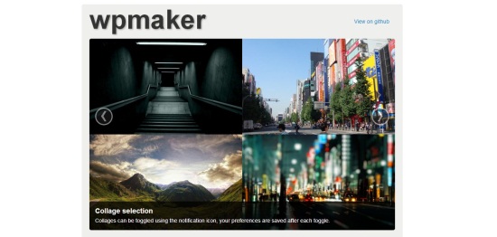 wpmaker interface