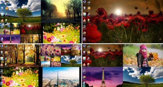 Automatically Make Collage from Photos and Apply as Wallpaper