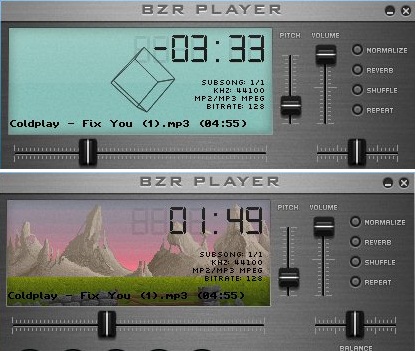 BZR Player visualizations