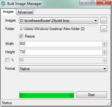 BulkImageManager_main interface 01 resize images in batch