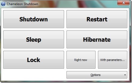 Chameleon Shutdown- interface