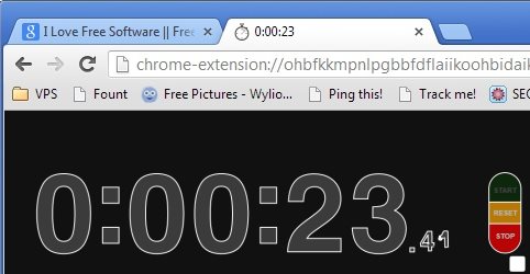 Chrome Stopwatch