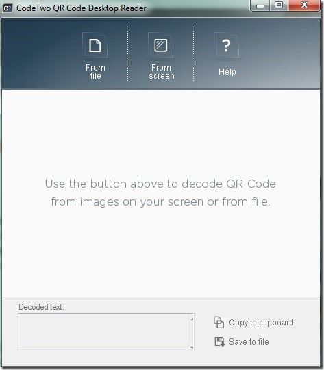 CodeTwo QR Code Desktop Reader- interface 00 qr code reader for PC