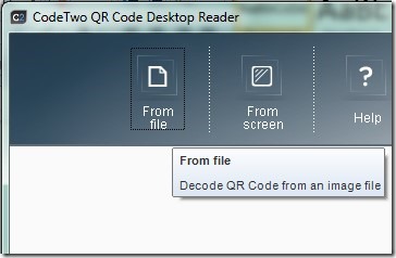 CodeTwo QR Code Desktop Reader- options
