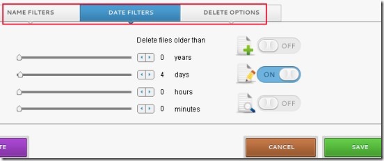 Cyber-D's Autodelete 02 automatically delete old files