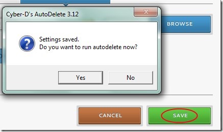 Cyber-D's Autodelete 03 automatically delete old files