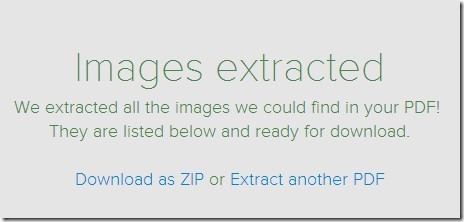 Extract PDF Images- download zip file of extracted images