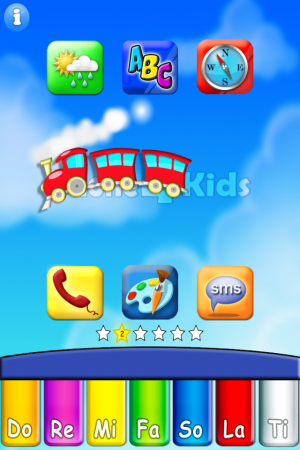 phone4kids-home page- educational app for kids