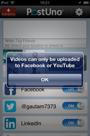 PostUno-post video to Facebook-post to multiple social networks