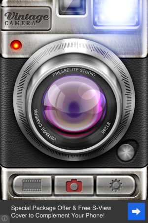 Vintage camera-Homescreen