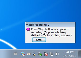 MacroToolbar recording macro