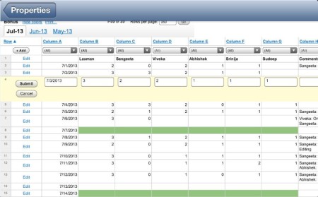 iSpreadsheet-add and edit your Spreadsheet- spreadsheet on iPhone