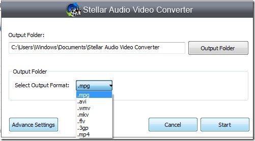 Stellar Audio Video Converter_convert video 03 free audio video converter