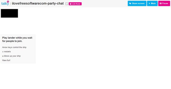 Talky working chat room