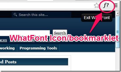 WhatFont icon