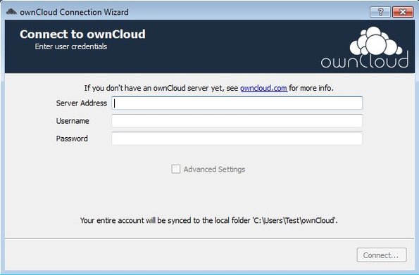 ownCloud desktop client