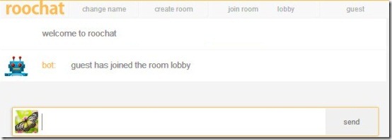 roohchat interface