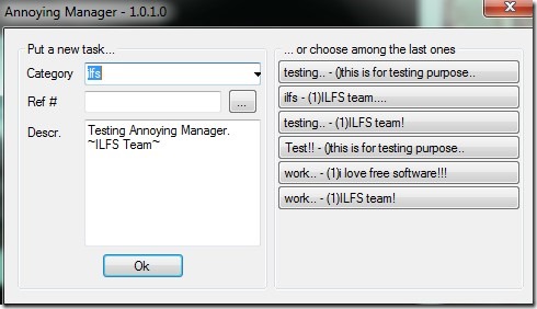 Annoying Manager- add tasks 00 keep track of work