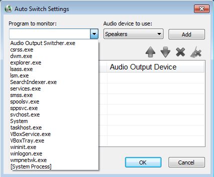Audio Output Switcher auto out