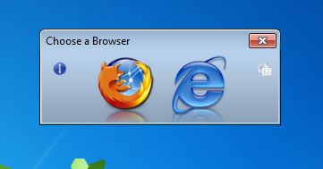 Browser Selector default window
