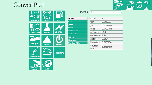 ConvertPad - Interface