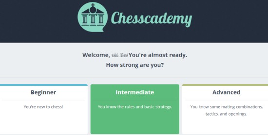 Chesscademy.com- select a course