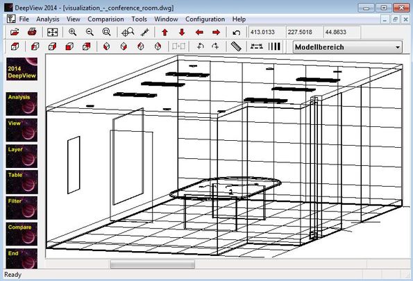 DeepView viewing cad file