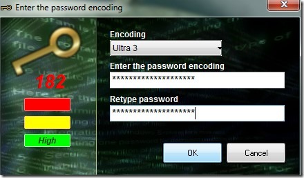 Encoding Decoding- set a password for encoding
