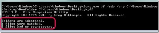 FCME.exe- compare two folders