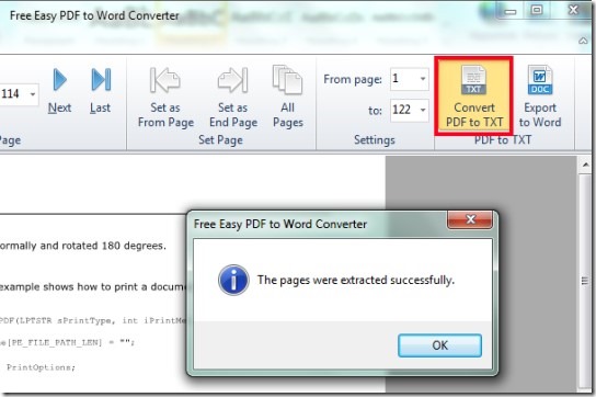 Free Easy PDF To Word Converter- extract text from pdf