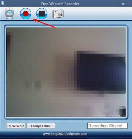 Free Webcam Recorder working