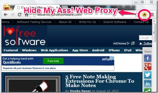 Hide My Ass! Web Proxy