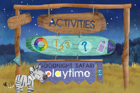 Goodnight Safari- get more fun activities games