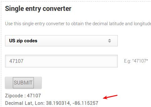 MapsData single entry converter