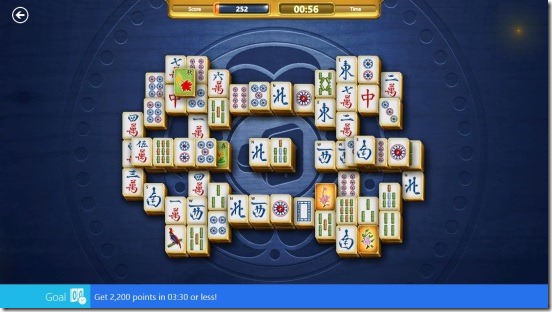 Microsoft Mahjong- playing daily challenge