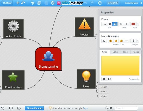 MindMeister new mind map