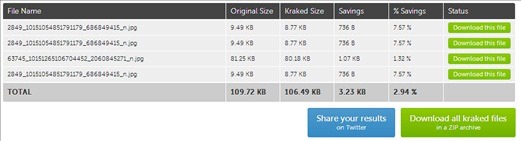 output result