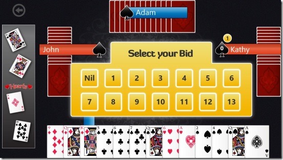 Spades - Choosing bid