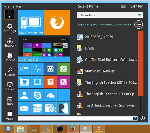 Start Menu Reviver