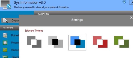 Sys Information- themes