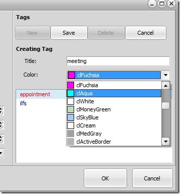 TALI- create color tags