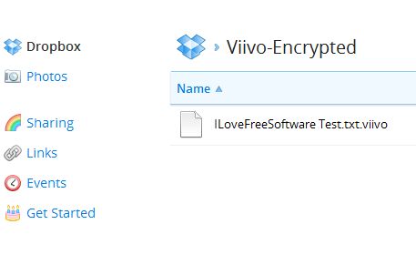 Viivo encrypted files online