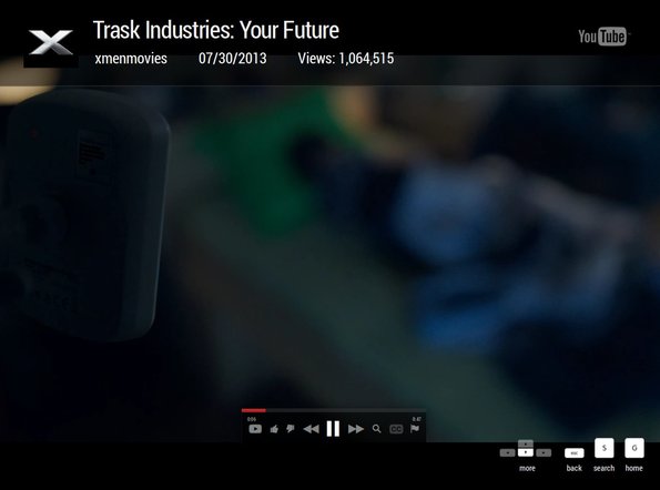 YouTube TV watching video