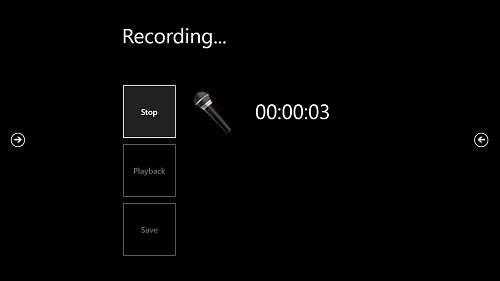 Microphone Pro - Recording Screen